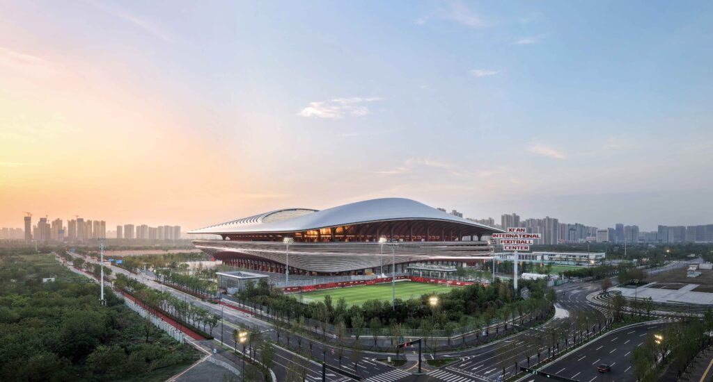 Inaugural match at Xi'an International Football Centre