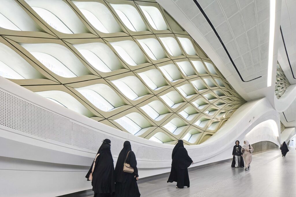 The KAFD Metro Station in Riyadh selected as an international finalist in the 2025 British Construction & Infrastructure Awards