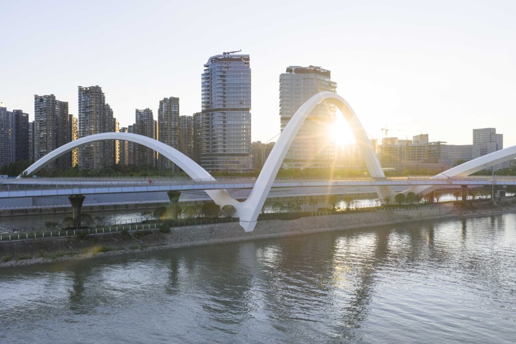 Grand Canal Gateway Bridge completed